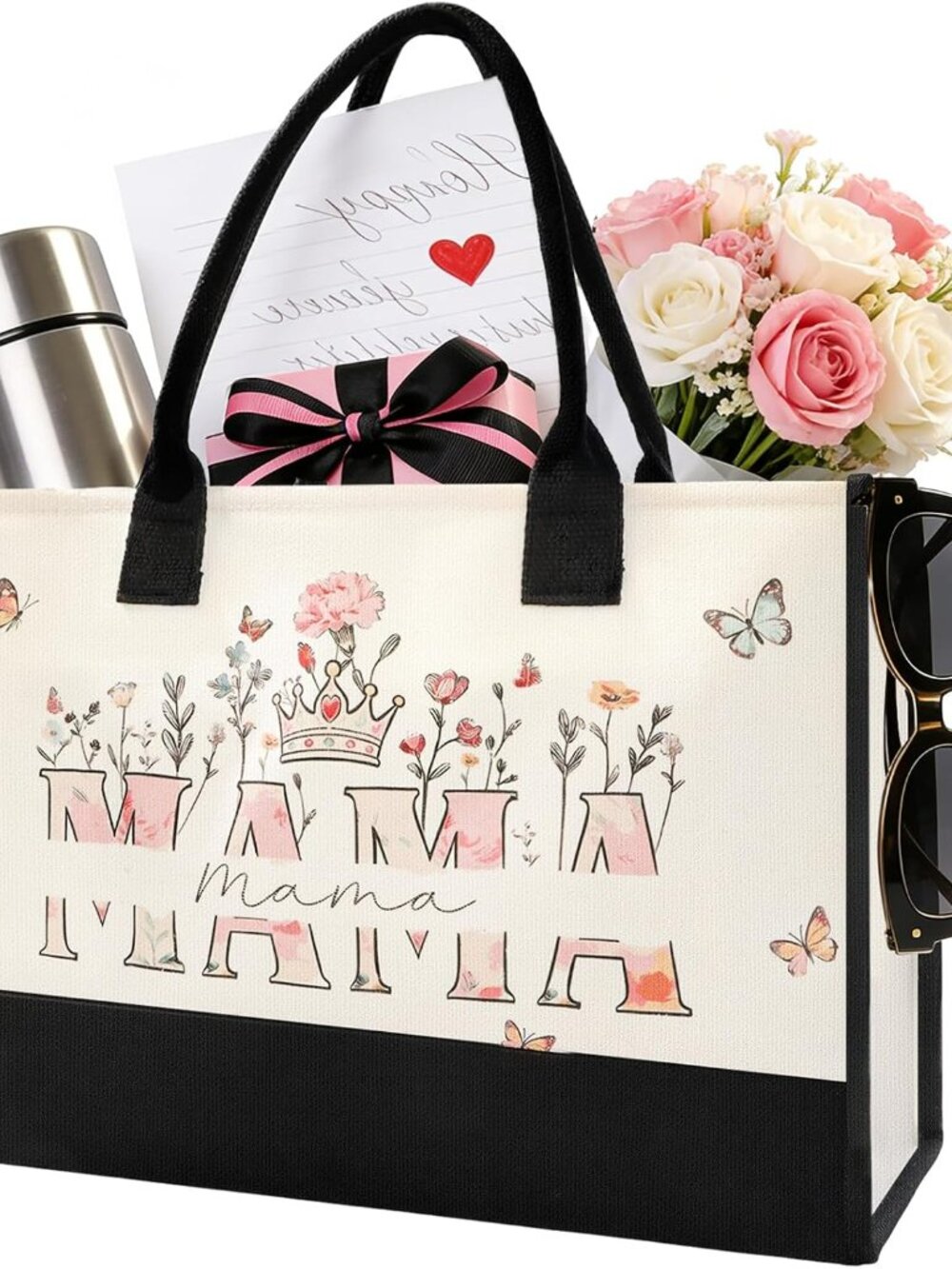 Mom Tote Bag - Mothers Day Birthday Gifts for Mom - One Main Compartment